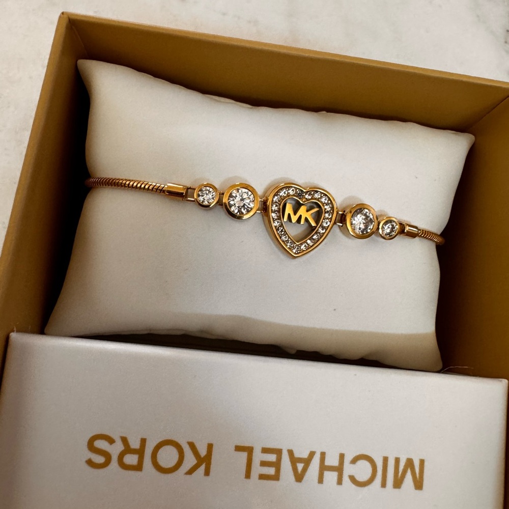 Michael Kors Gold Bracelet Elegant Jewelry